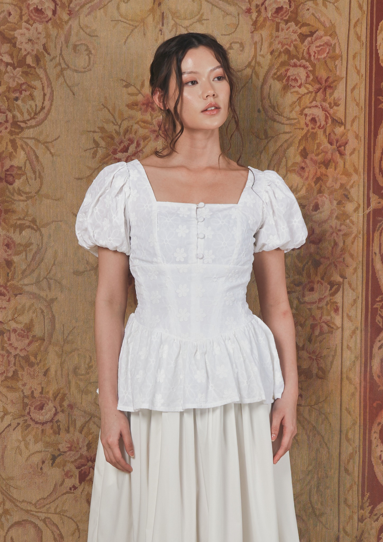Monet Blouse in White