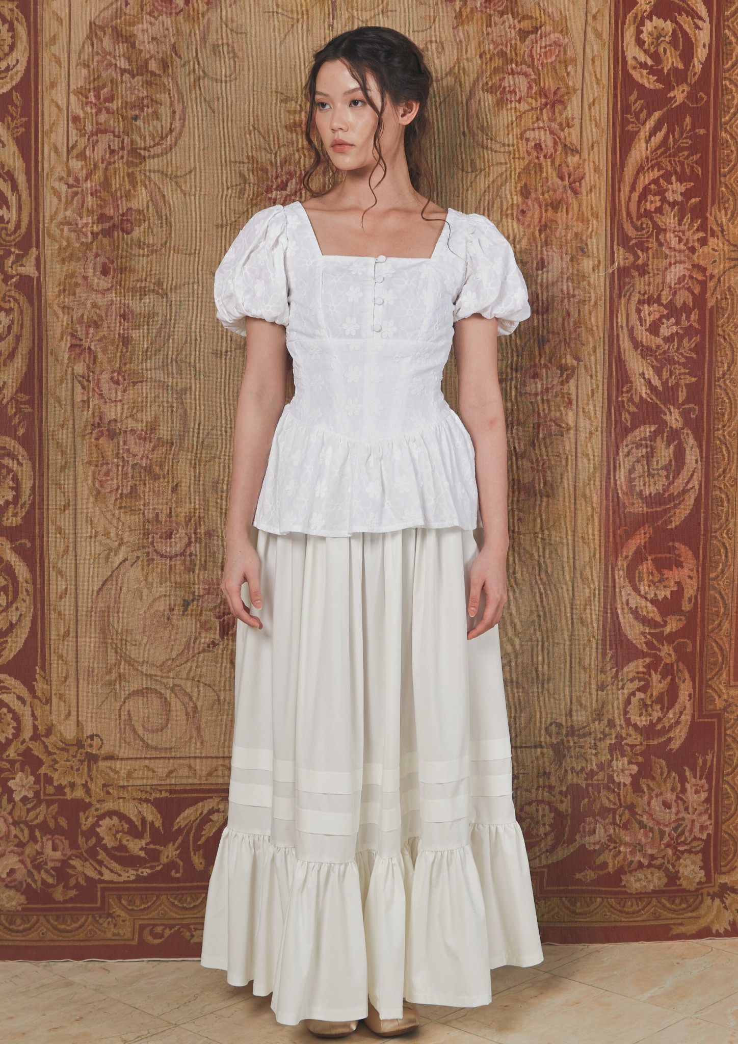 Monet Blouse in White