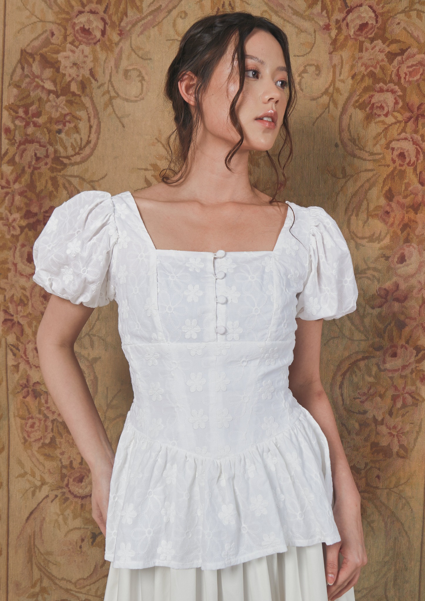 Monet Blouse in White