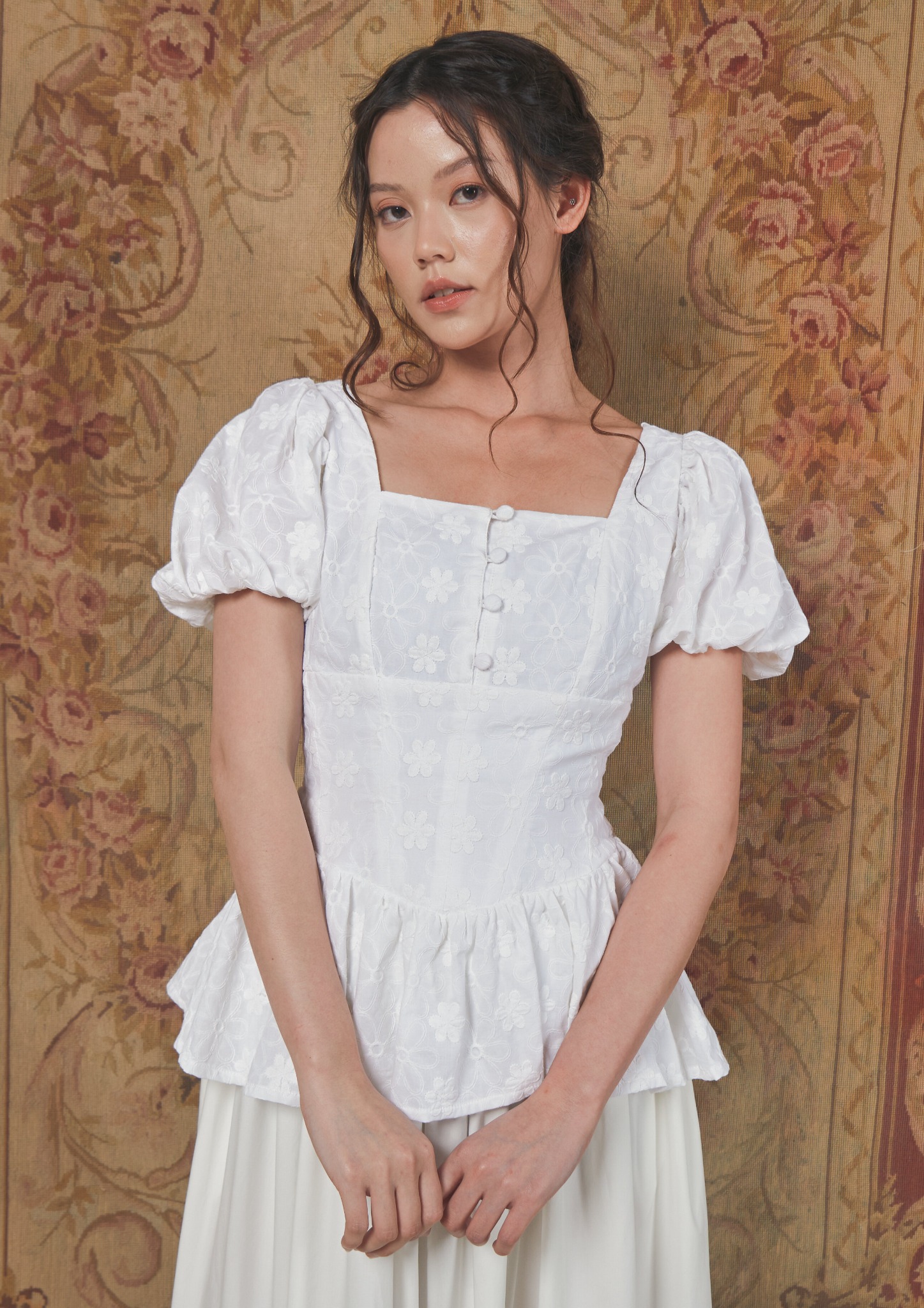 Monet Blouse in White