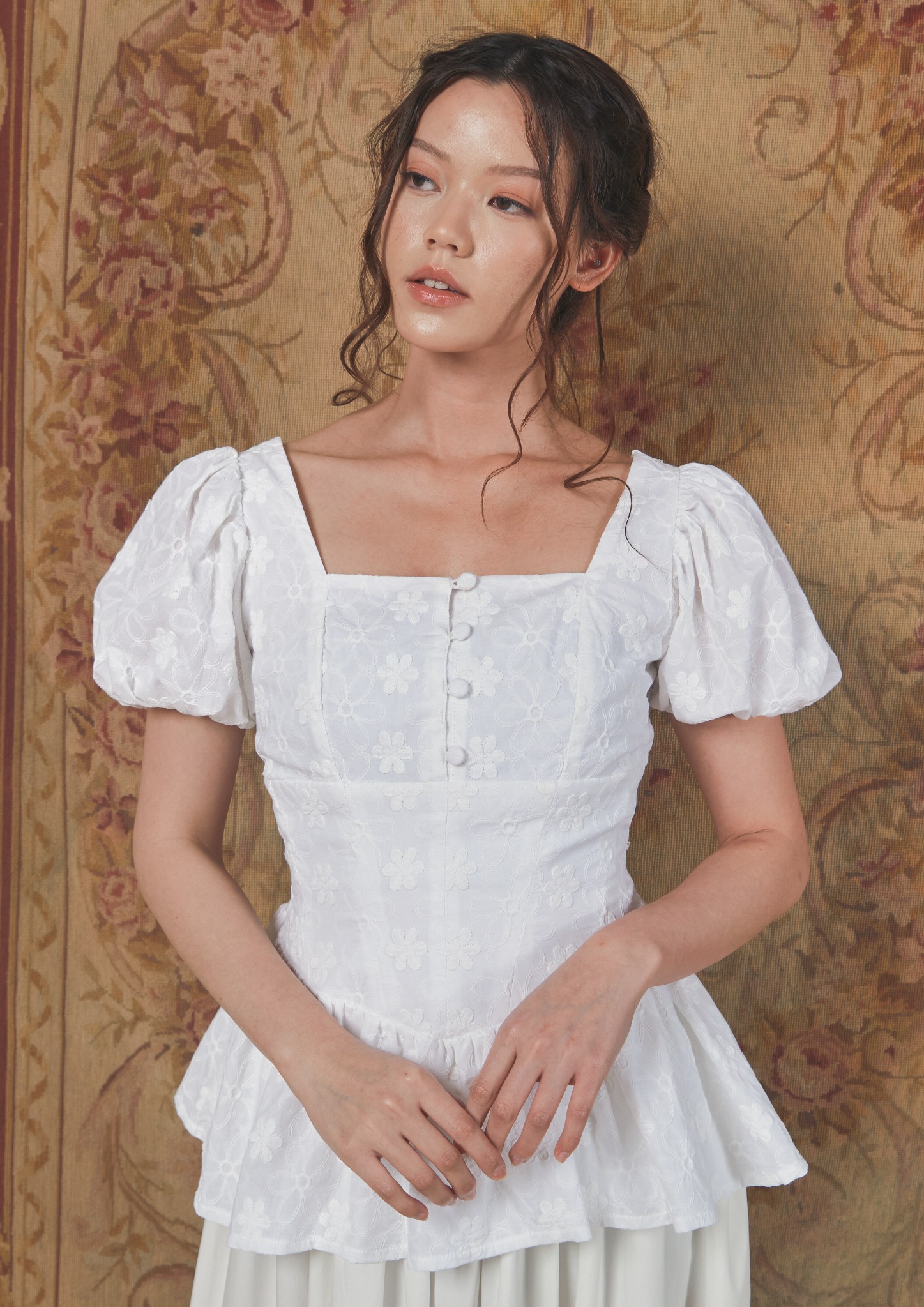 Monet Blouse in White