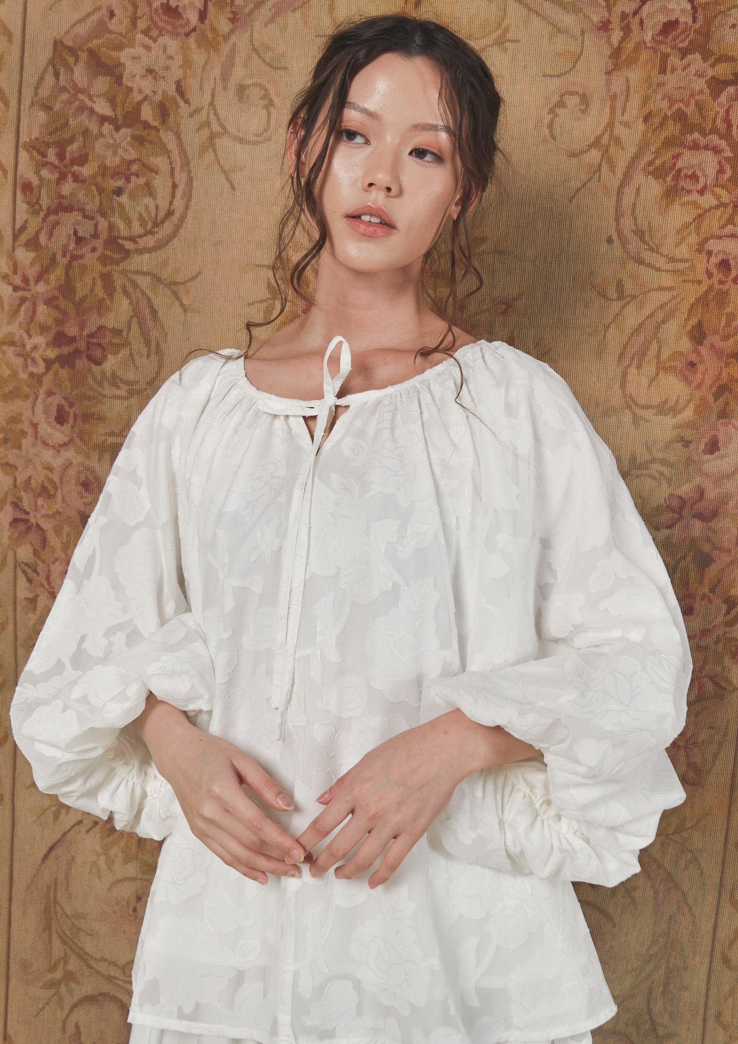 Celeste Blouse in White
