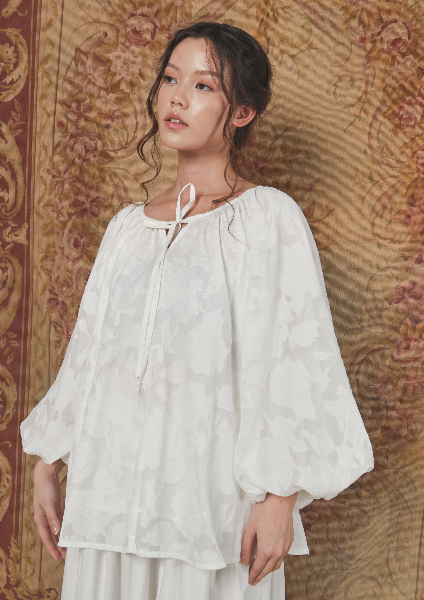 Celeste Blouse in White