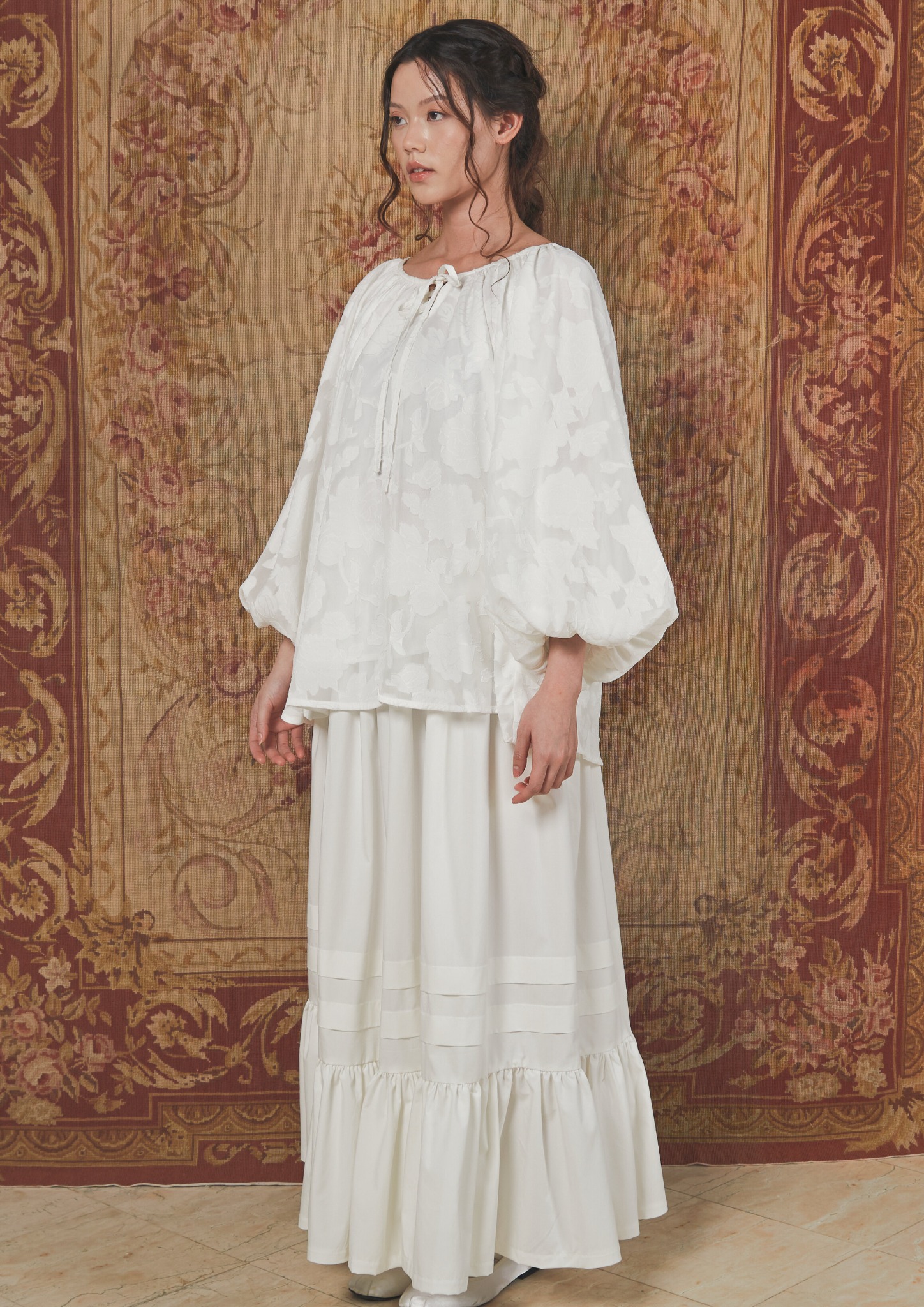 Celeste Blouse in White