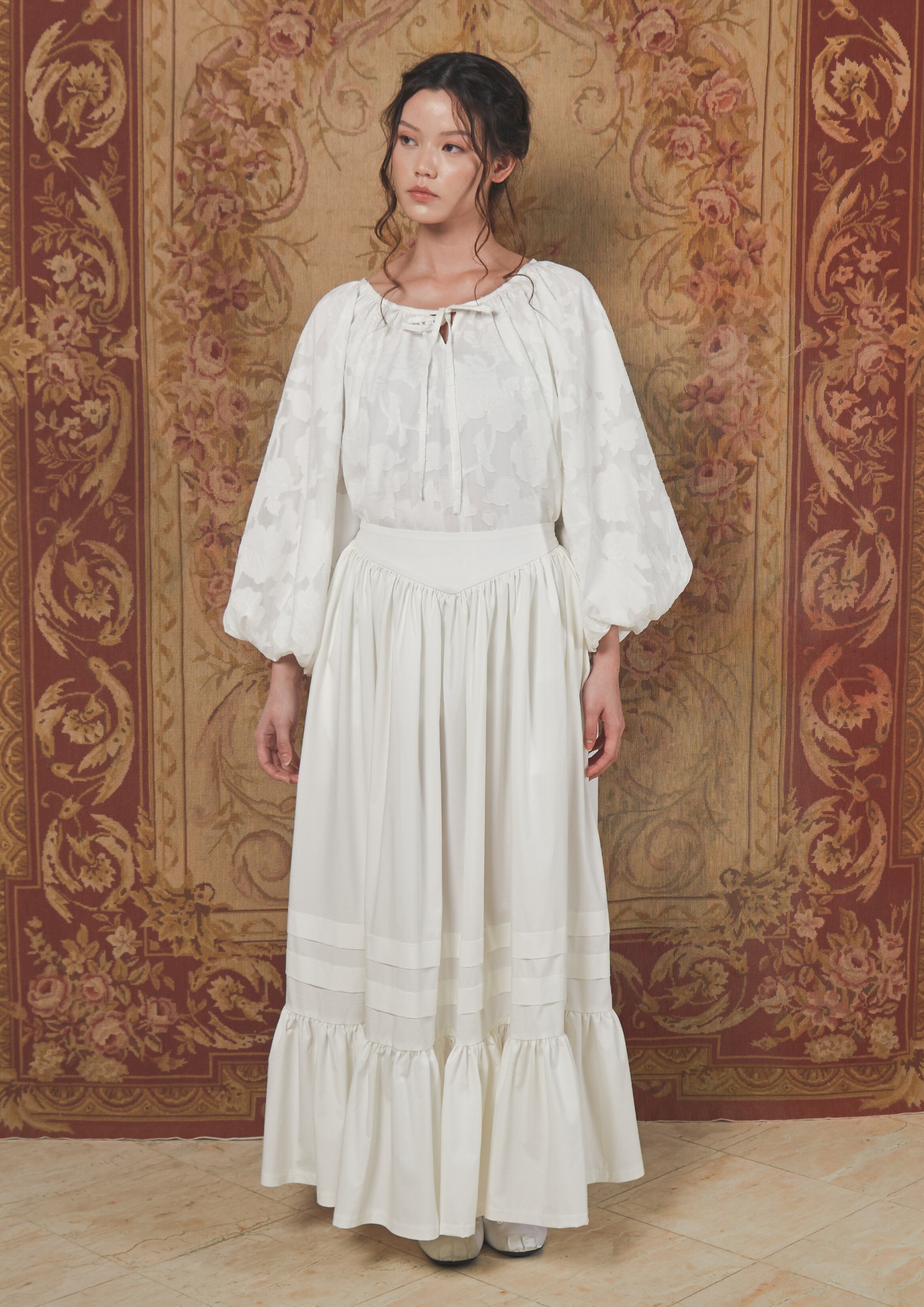 Celeste Blouse in White