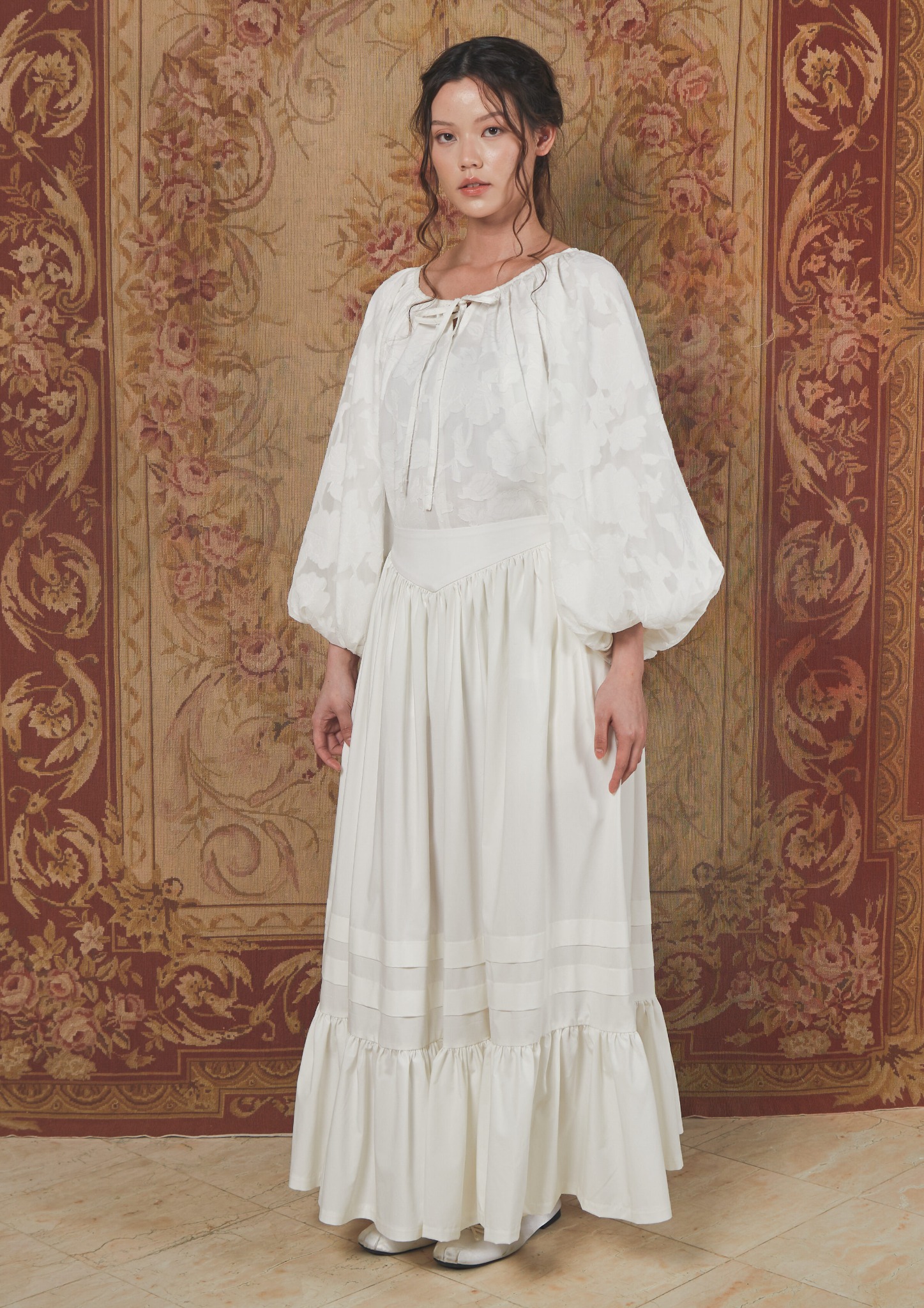 Celeste Blouse in White