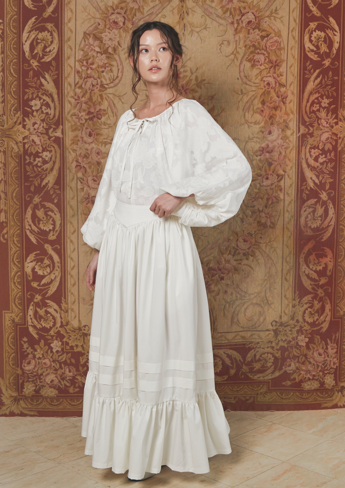 Celeste Blouse in White