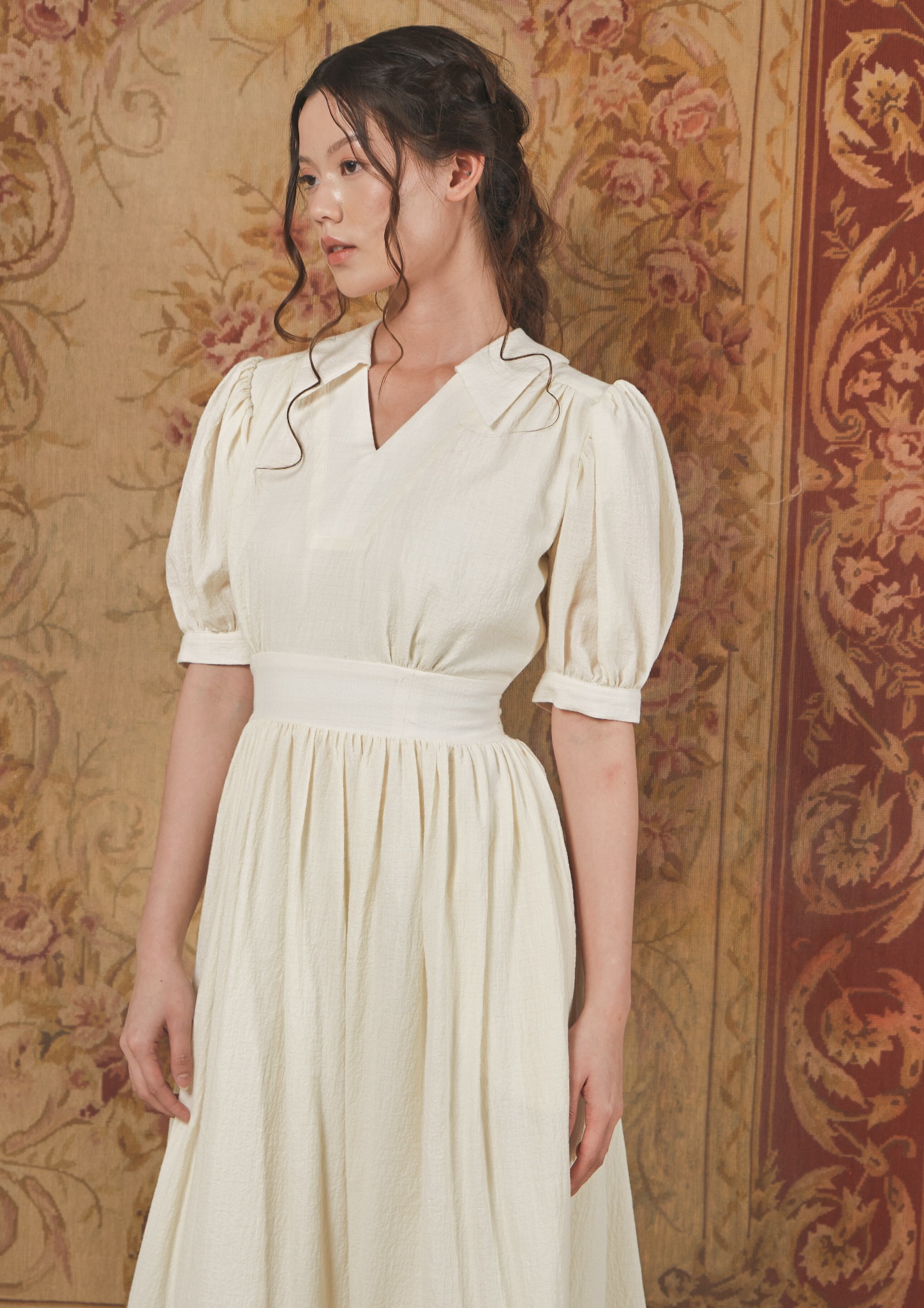 Verena Dress in Beige