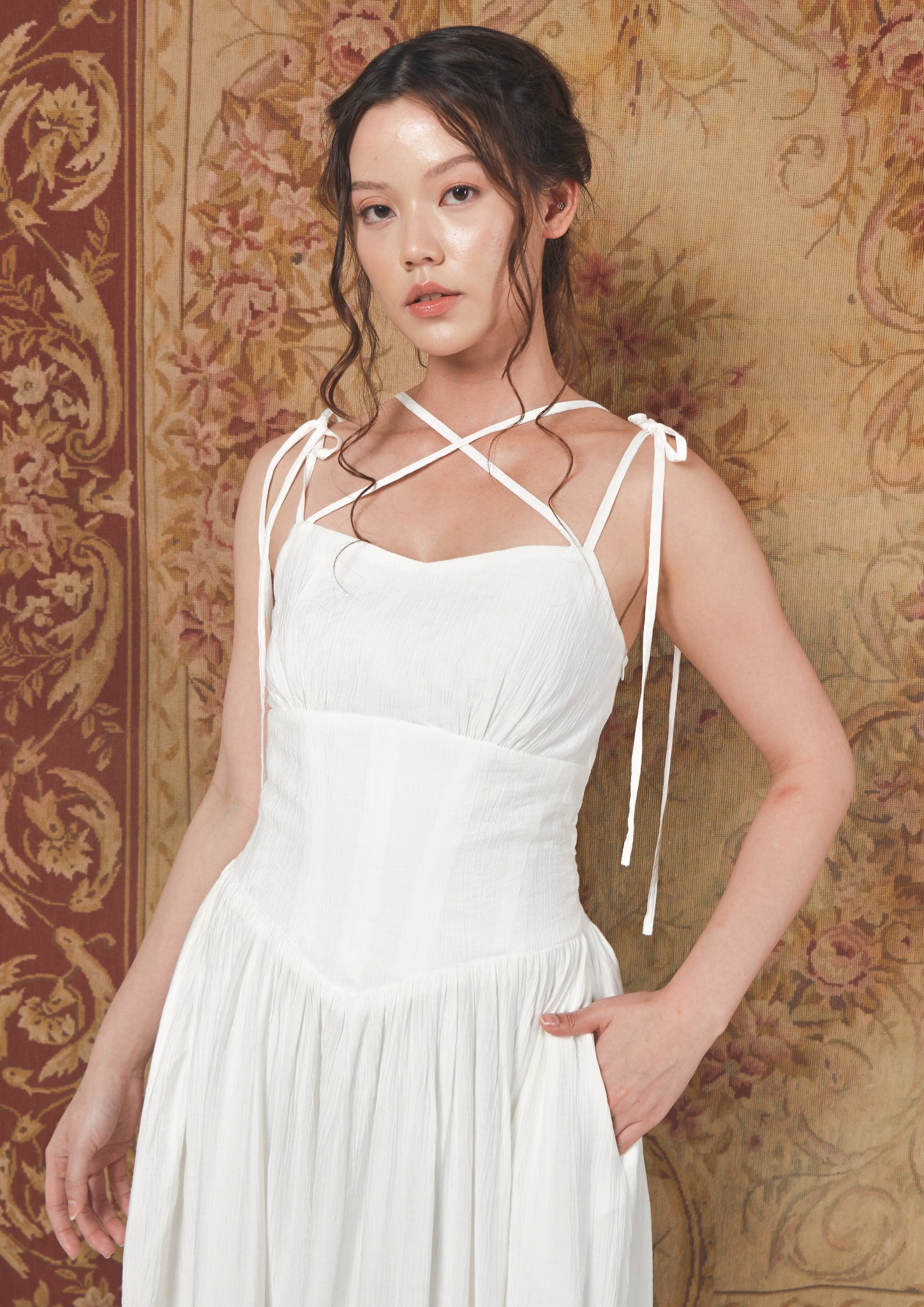 Liora Dress in White