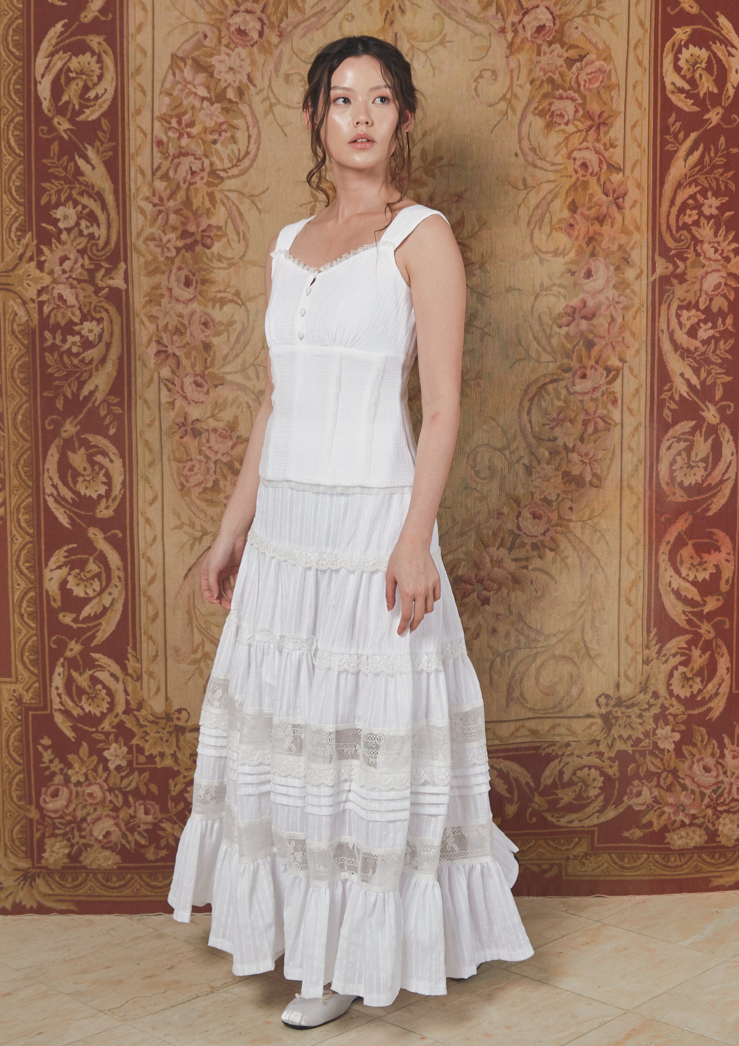 Isadora Blouse in White