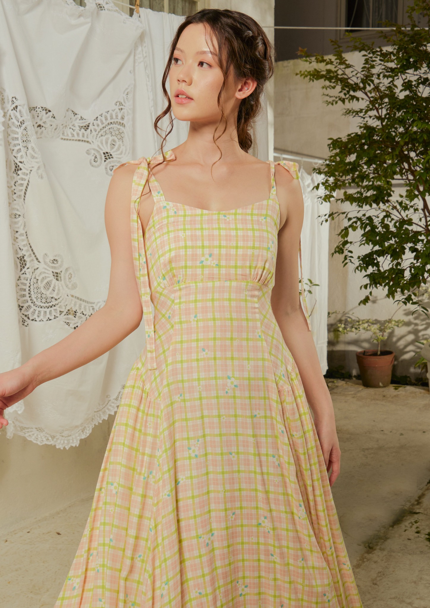 Selene Dress in Checks