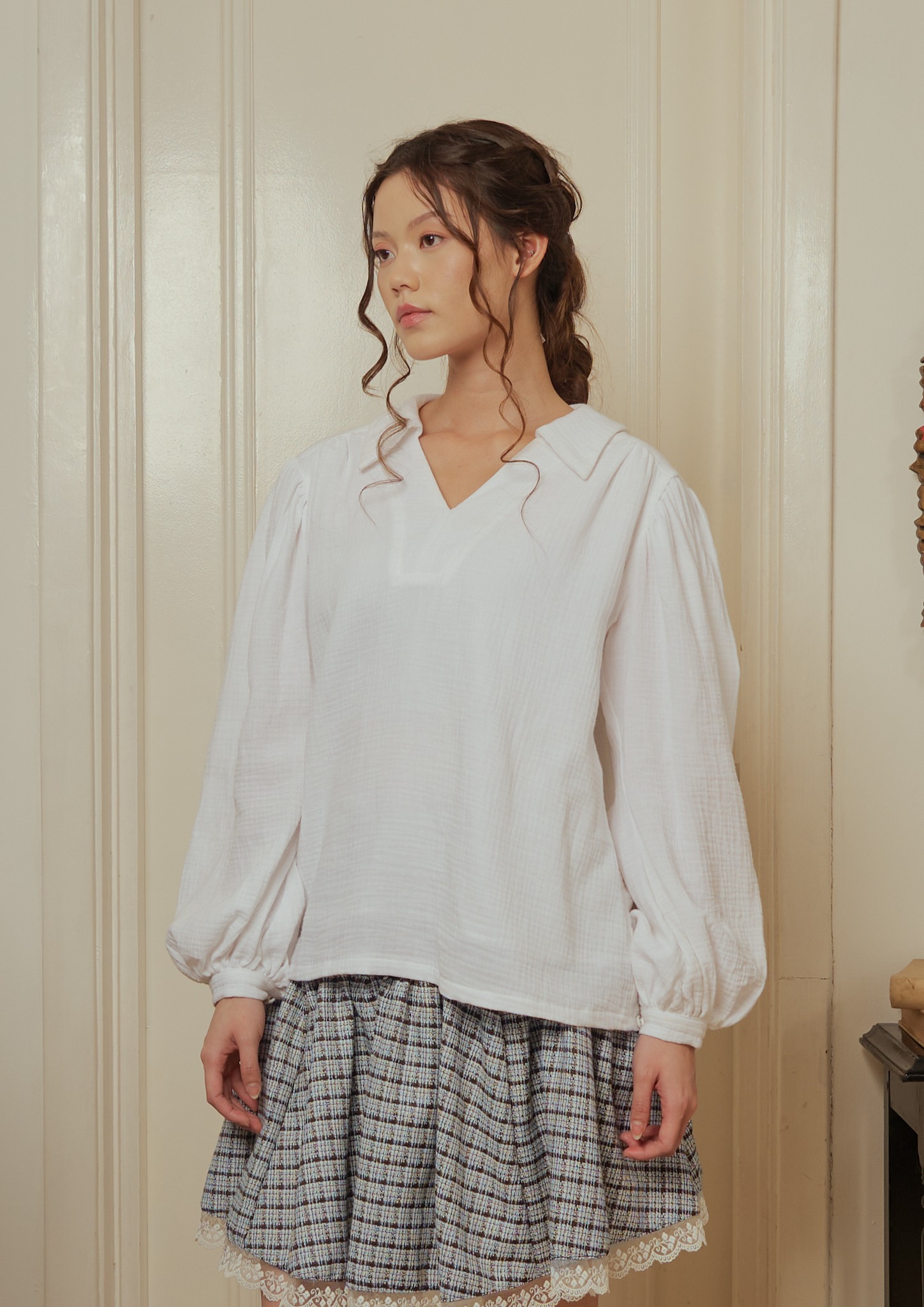 Lilian Blouse in White