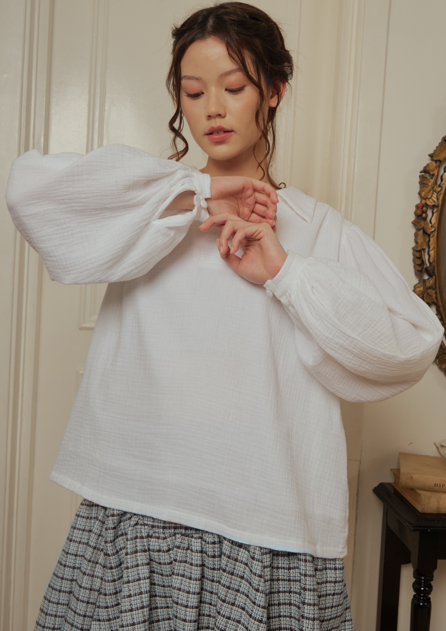 Lilian Blouse in White