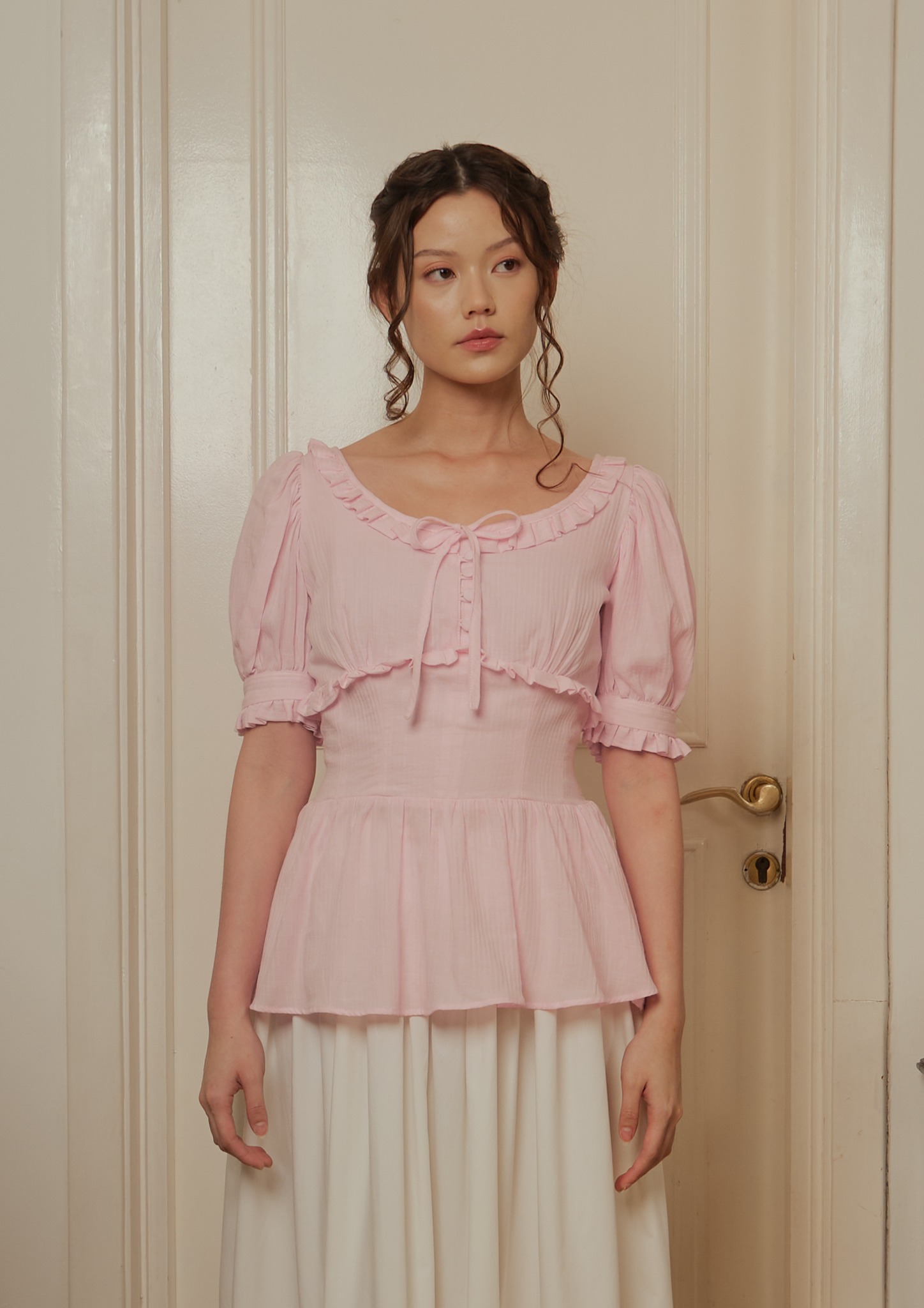 Lenore Blouse in Pink