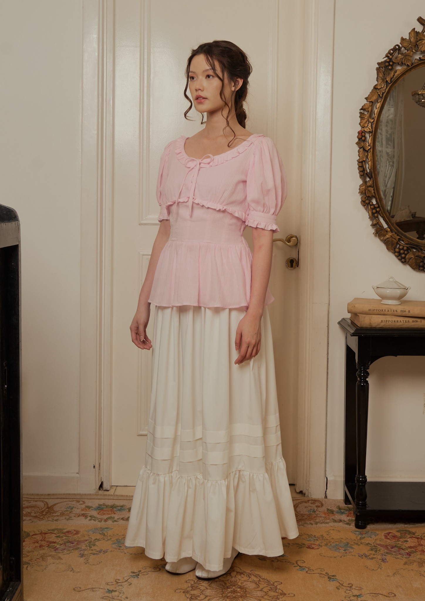 Lenore Blouse in Pink