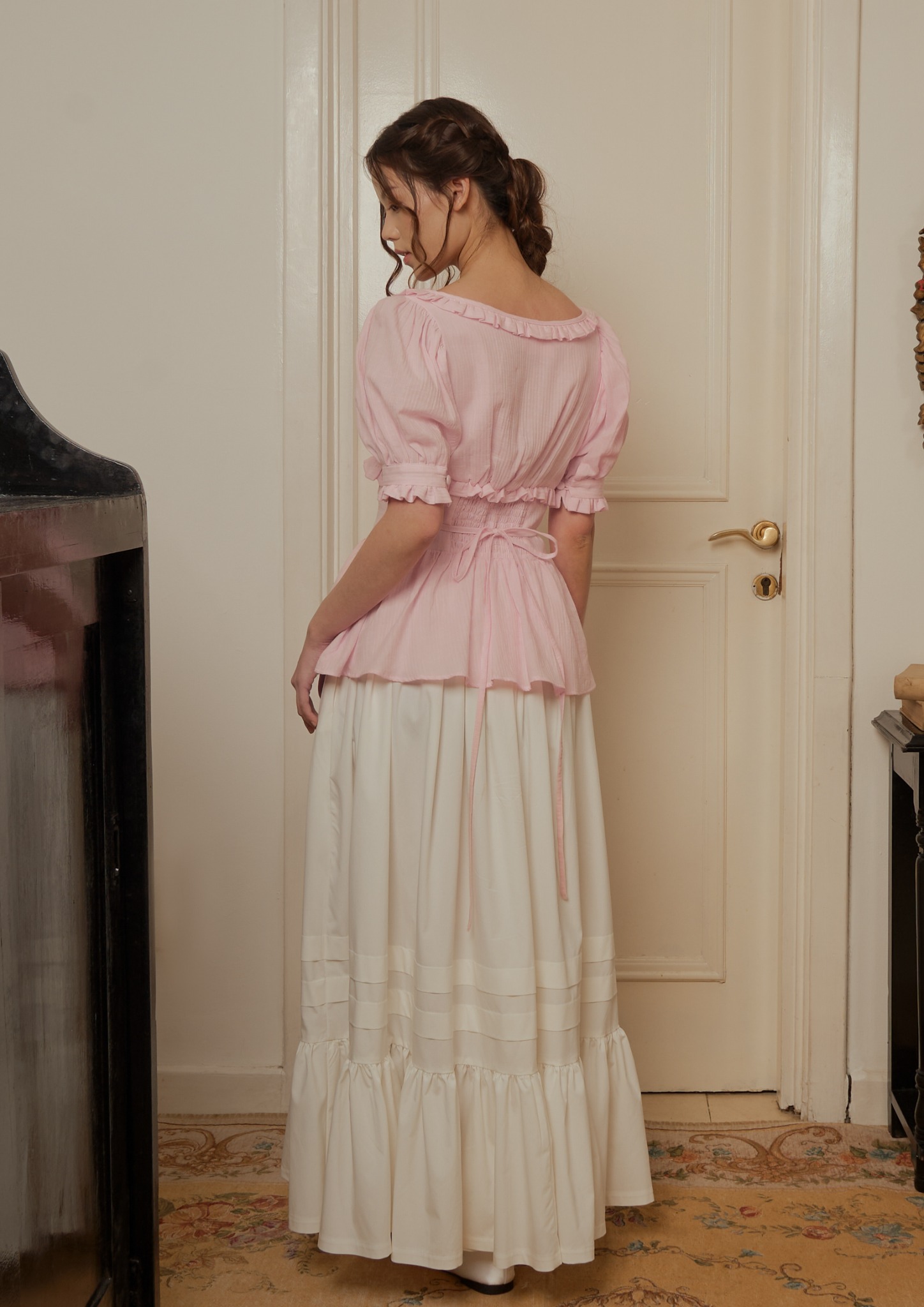 Lenore Blouse in Pink
