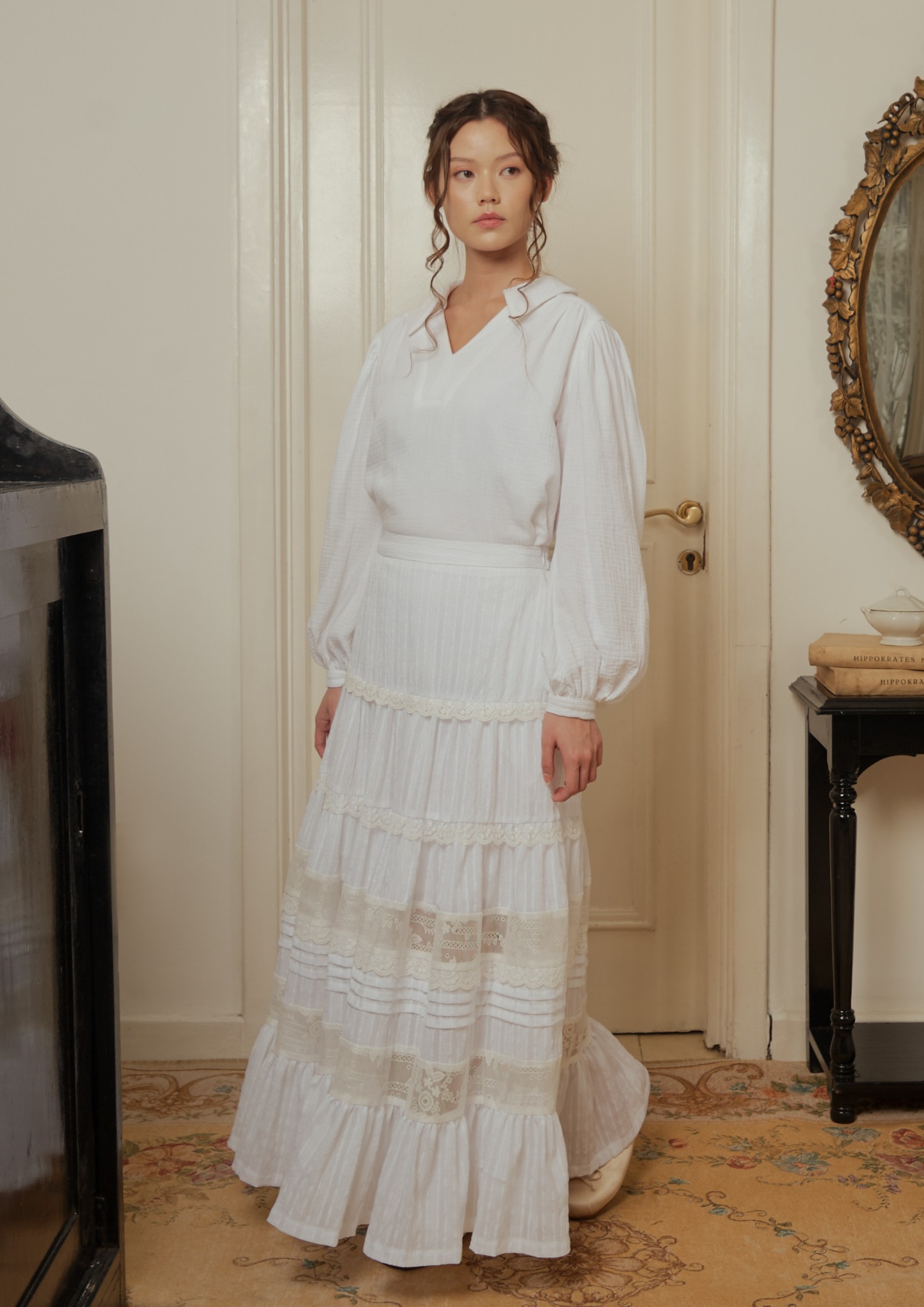 Eleanora Skirt in White