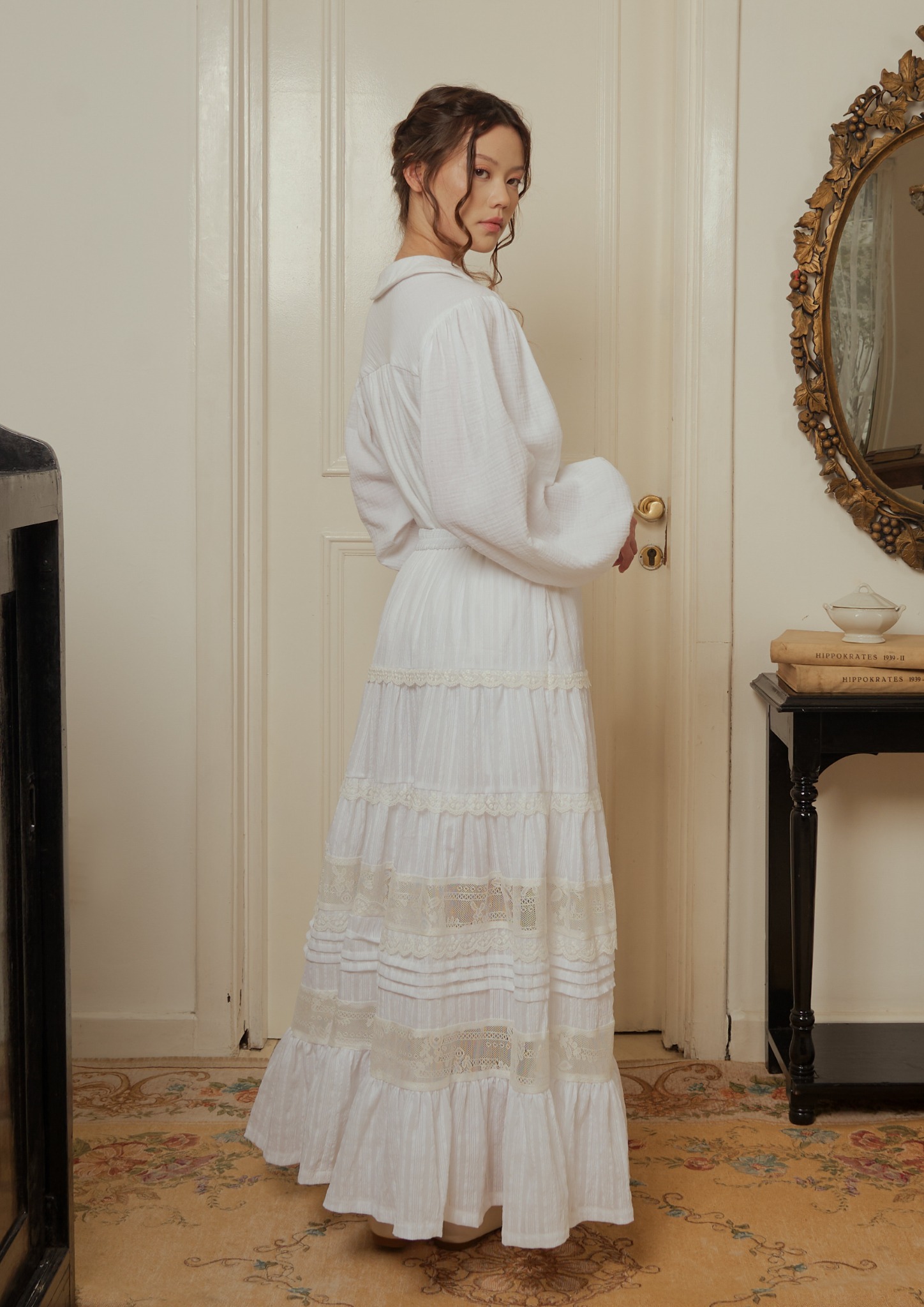Eleanora Skirt in White
