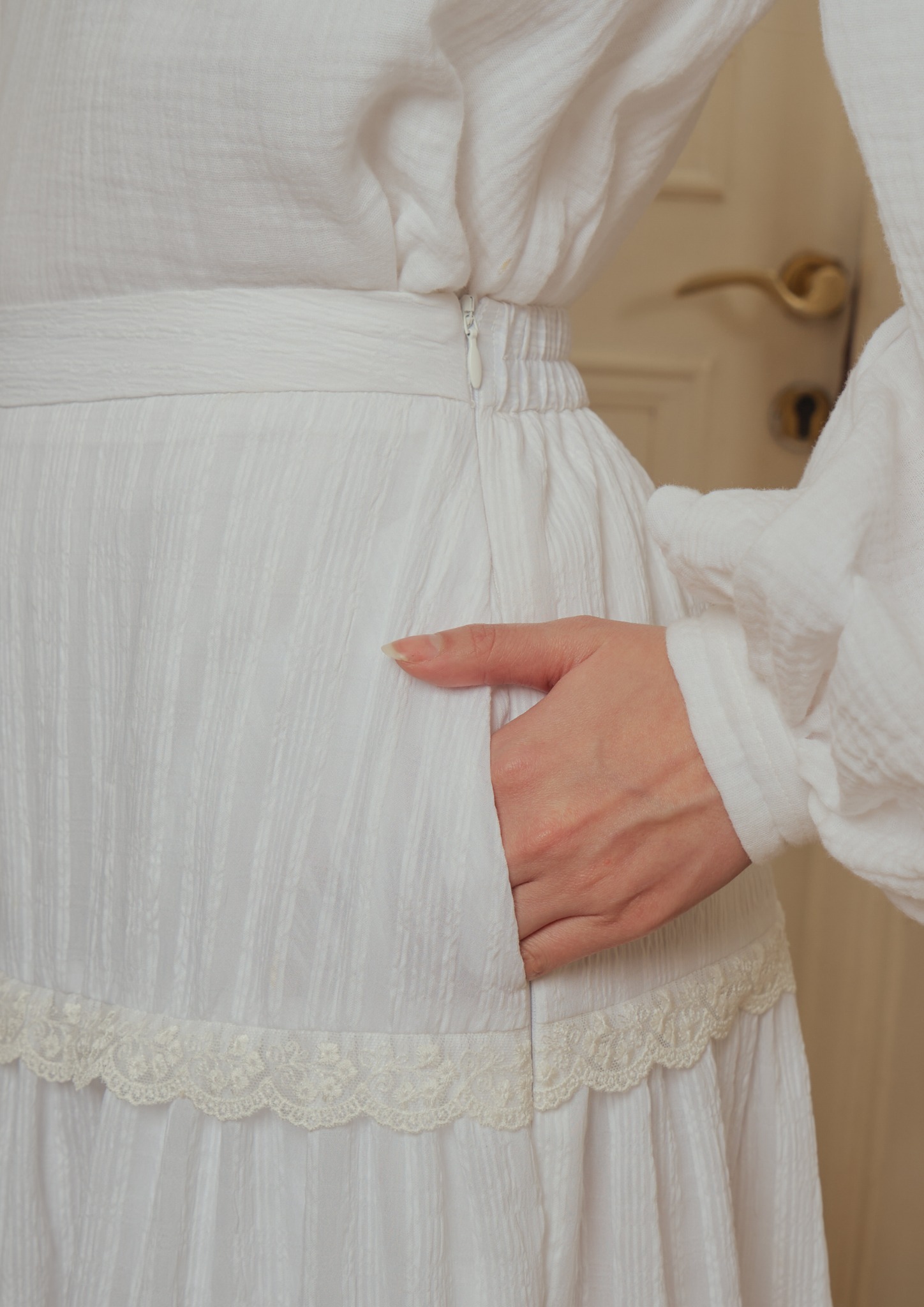 Eleanora Skirt in White