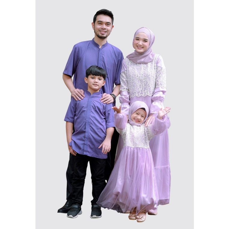 Naeka Sakinah Series Lavender / Dress / Koko / Dress anak / Koko Anak