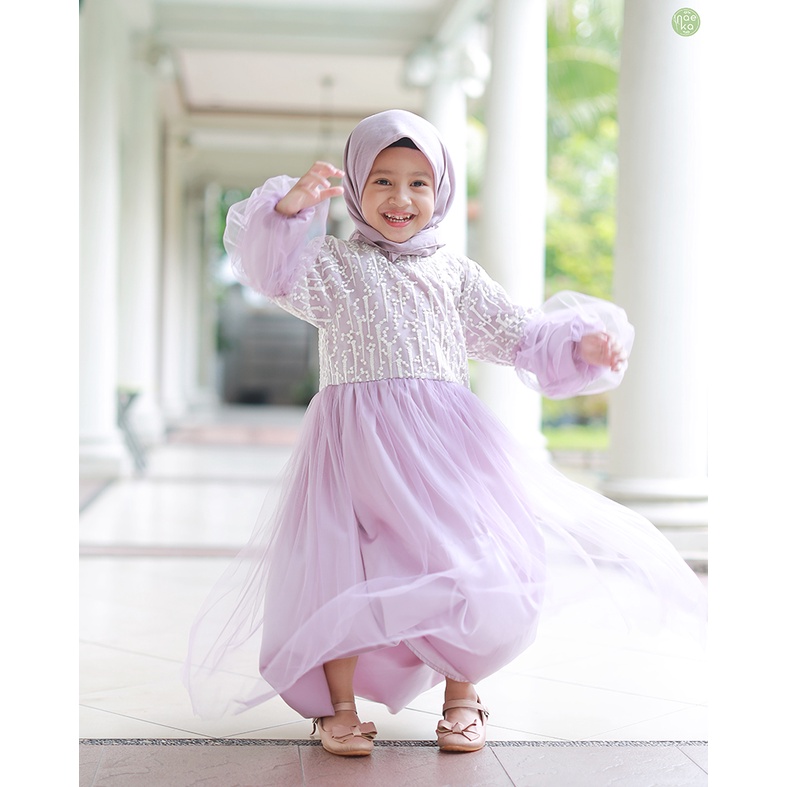 Naeka Sakinah Series Lavender / Dress / Koko / Dress anak / Koko Anak
