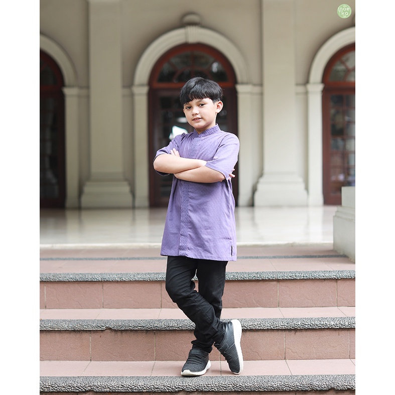 Naeka Sakinah Series Lavender / Dress / Koko / Dress anak / Koko Anak