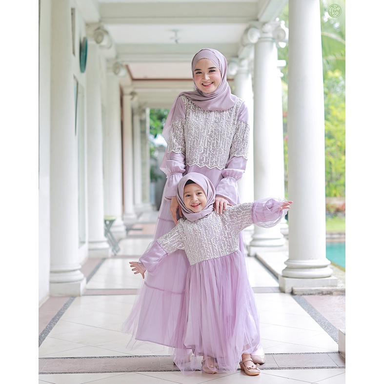 Naeka Sakinah Series Lavender / Dress / Koko / Dress anak / Koko Anak