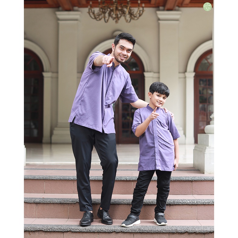 Naeka Sakinah Series Lavender / Dress / Koko / Dress anak / Koko Anak