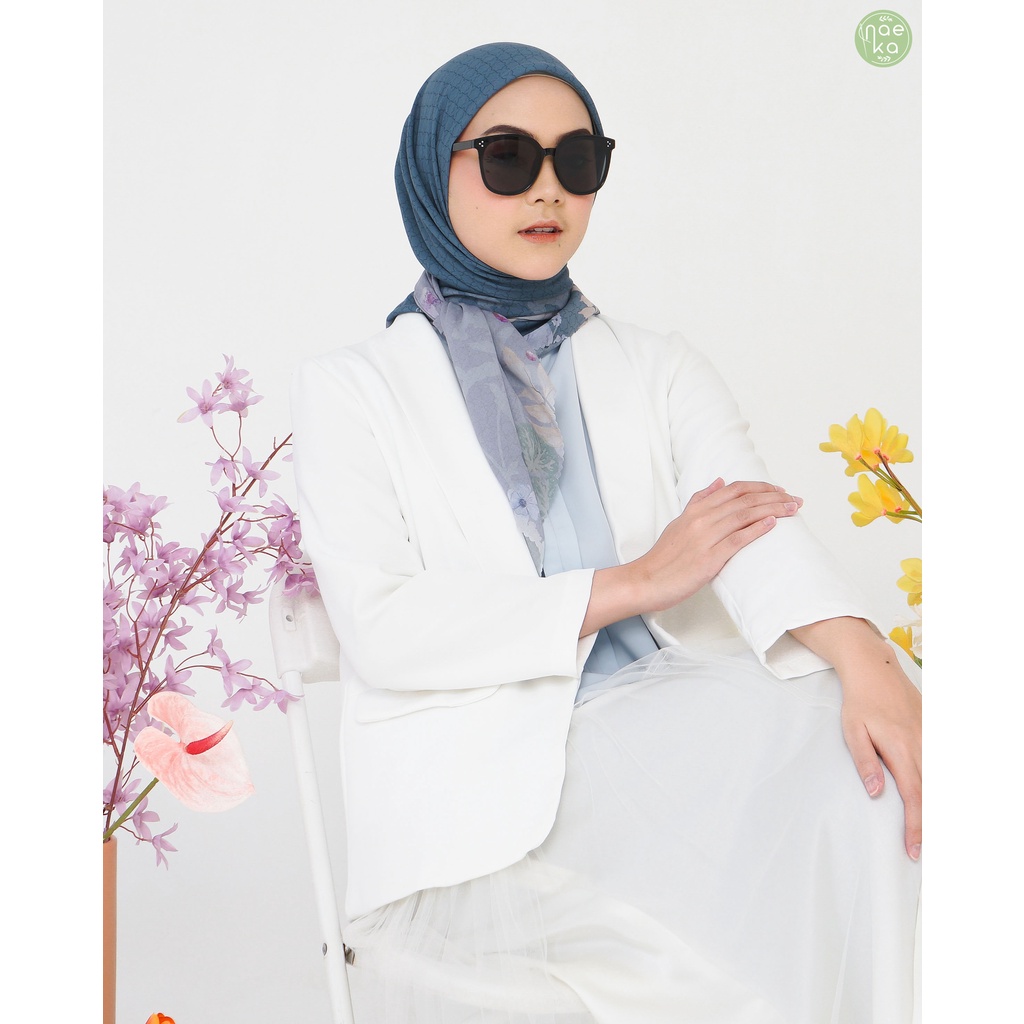 Blue Harmonie Series Scarf Voal Premium
