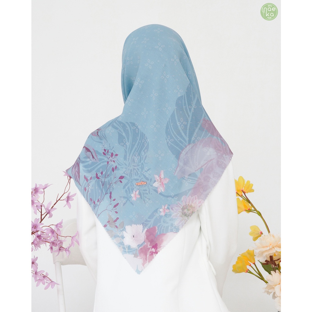 Blue Harmonie Series Scarf Voal Premium