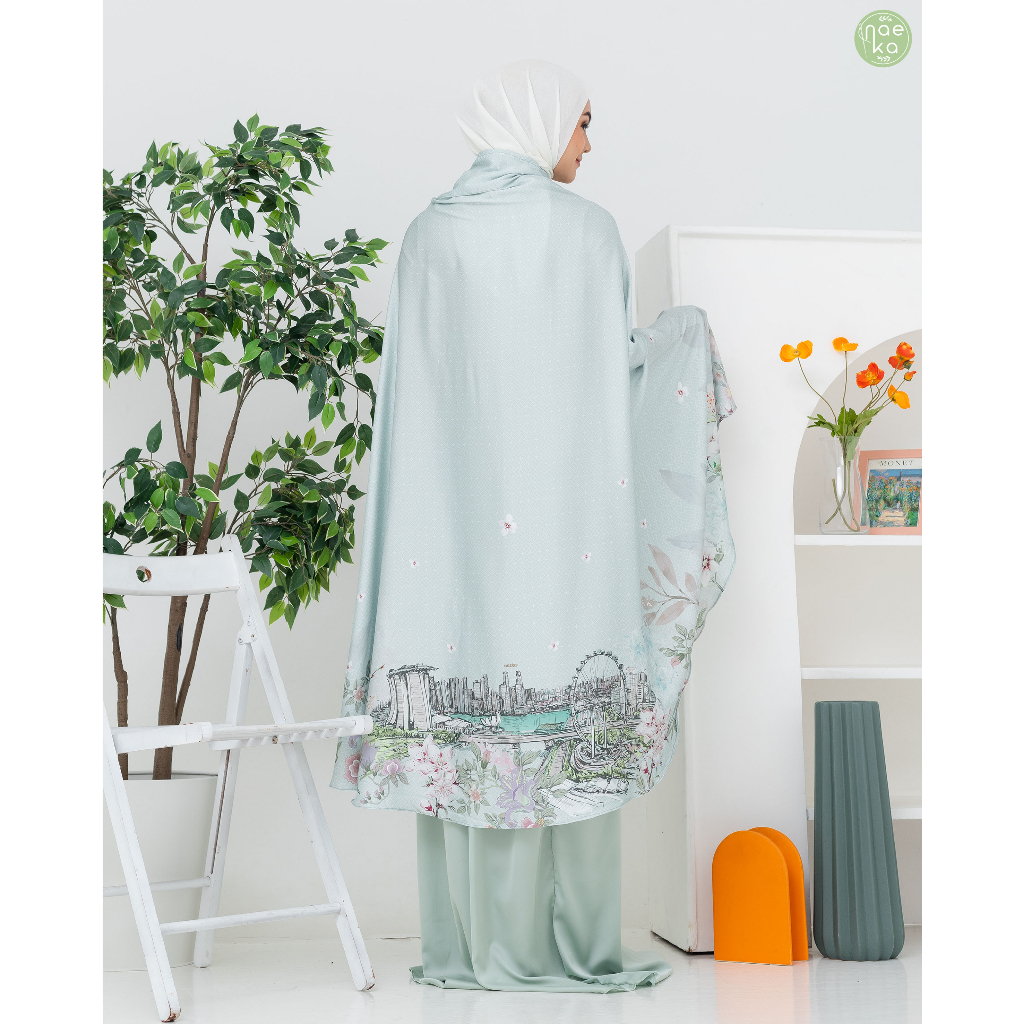 Mukena Song of The Sea Silk Premium