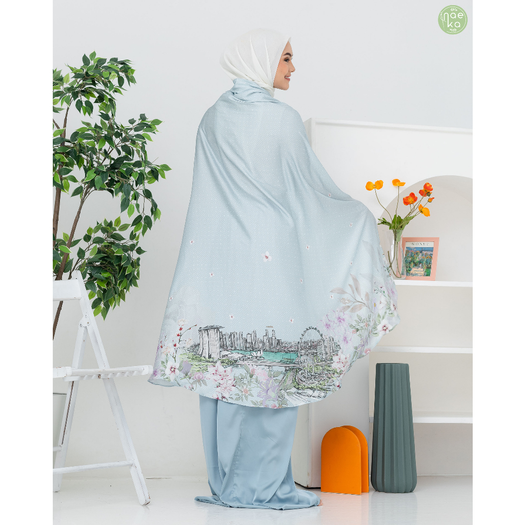 Mukena Song of The Sea Silk Premium