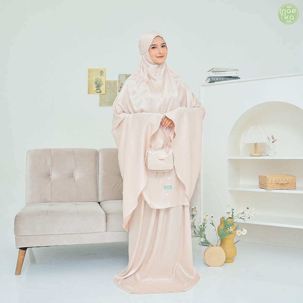 Mukena Shabreena Wooden Silk