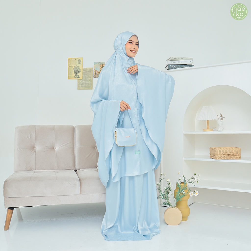 Mukena Shabreena Wooden Silk