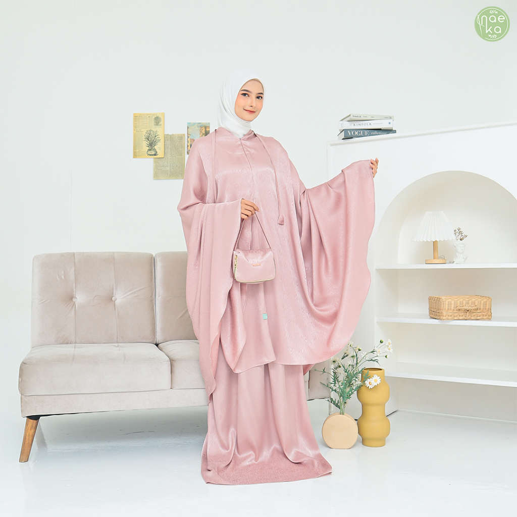 Mukena Shabreena Wooden Silk