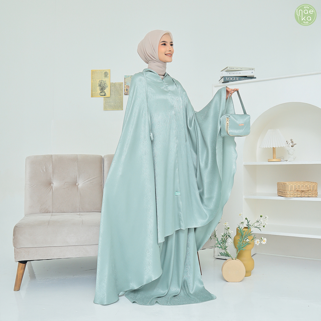 Mukena Shabreena Wooden Silk