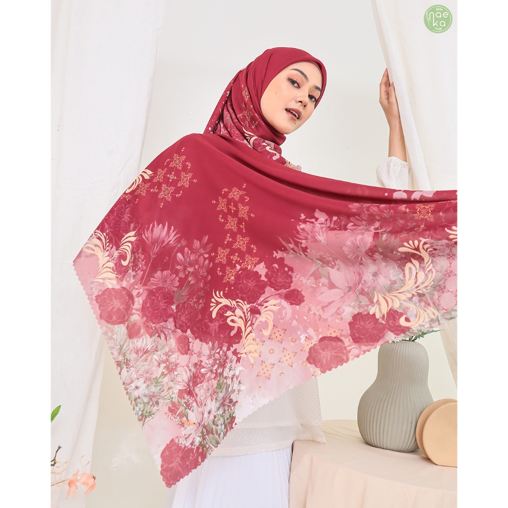Rose Series Scarf Voal Premium