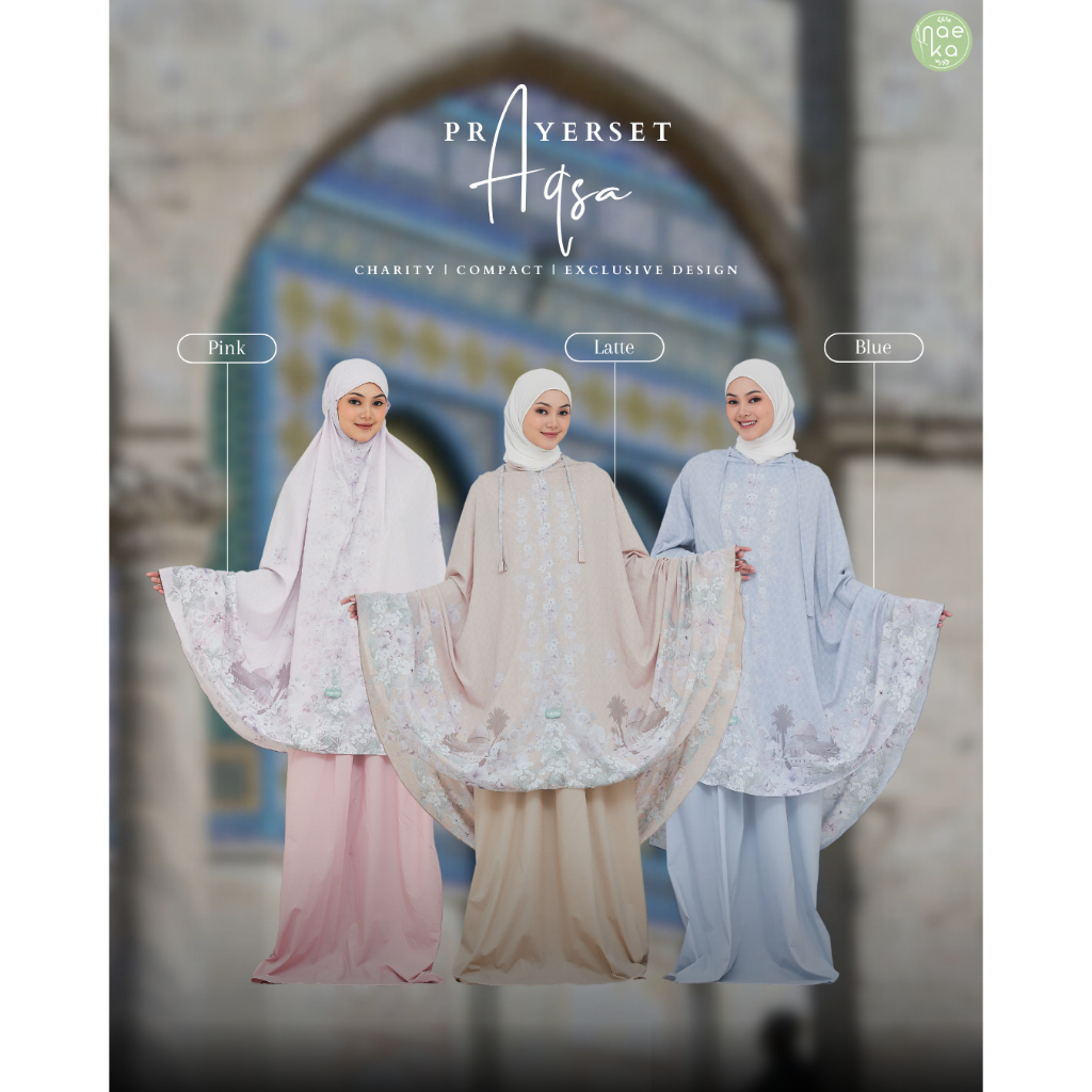 Mukena Aqsa Travel Premium