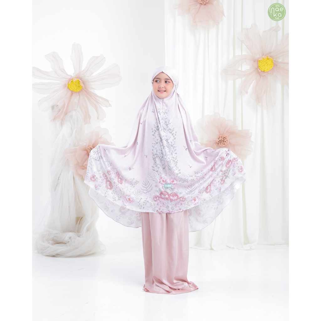 Mukena Allura Anak Silk Premium