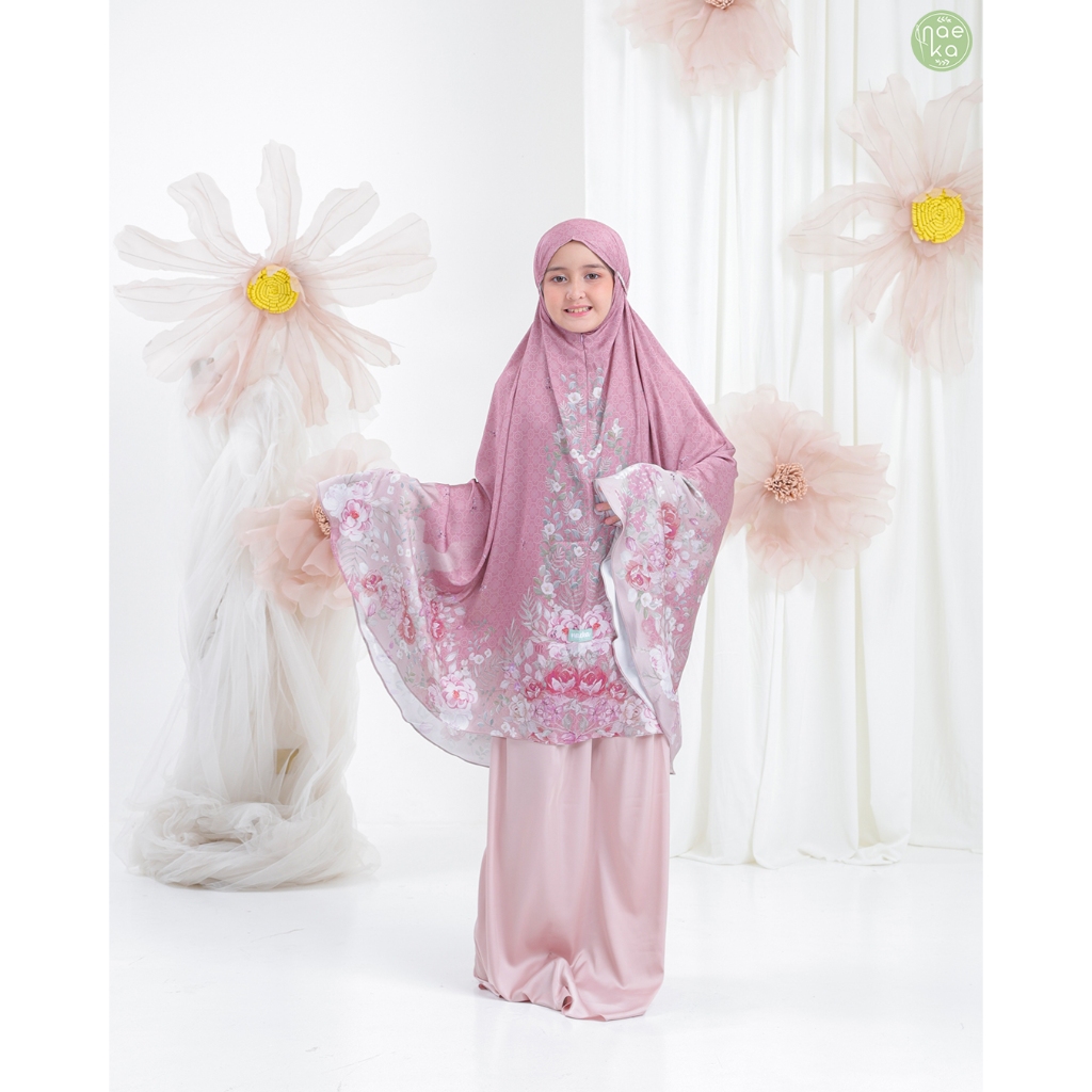 Mukena Allura Anak Silk Premium