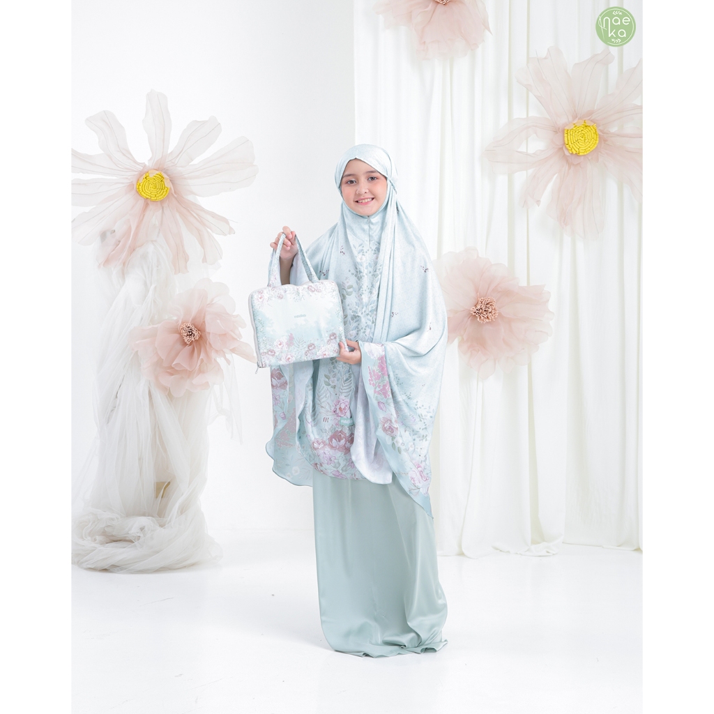 Mukena Allura Anak Silk Premium