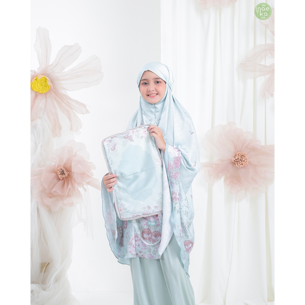 Mukena Allura Anak Silk Premium