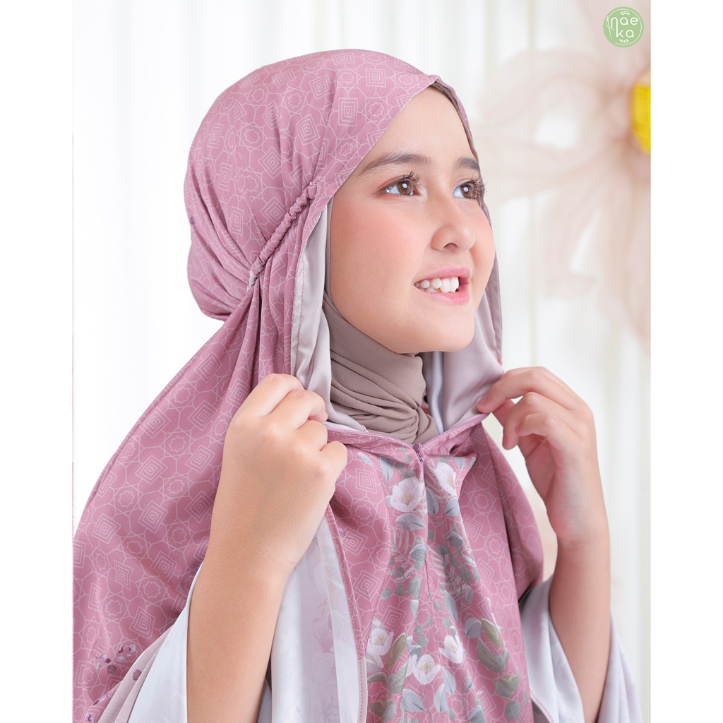 Mukena Allura Anak Silk Premium