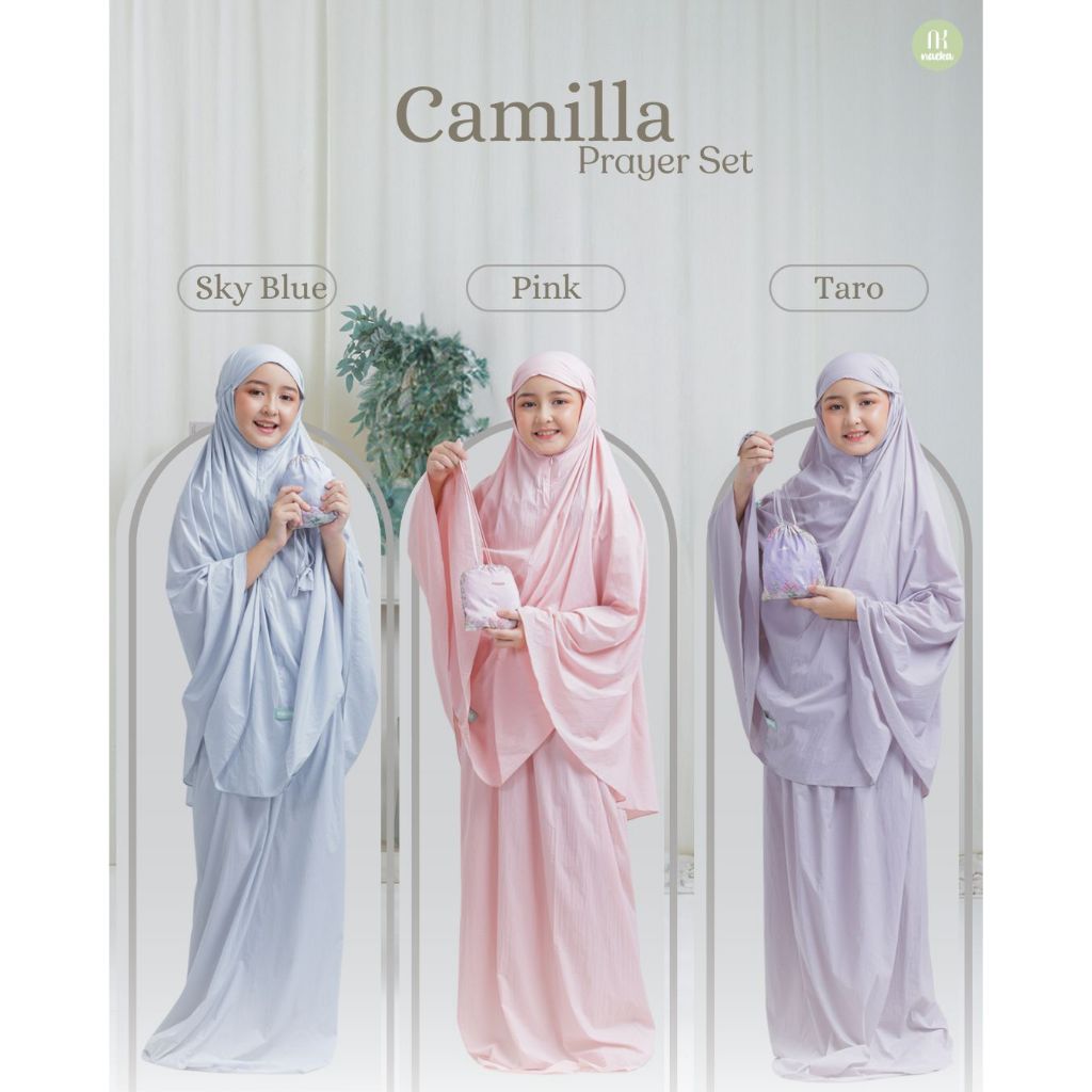 Mukena Camilla Anak Travel Premium