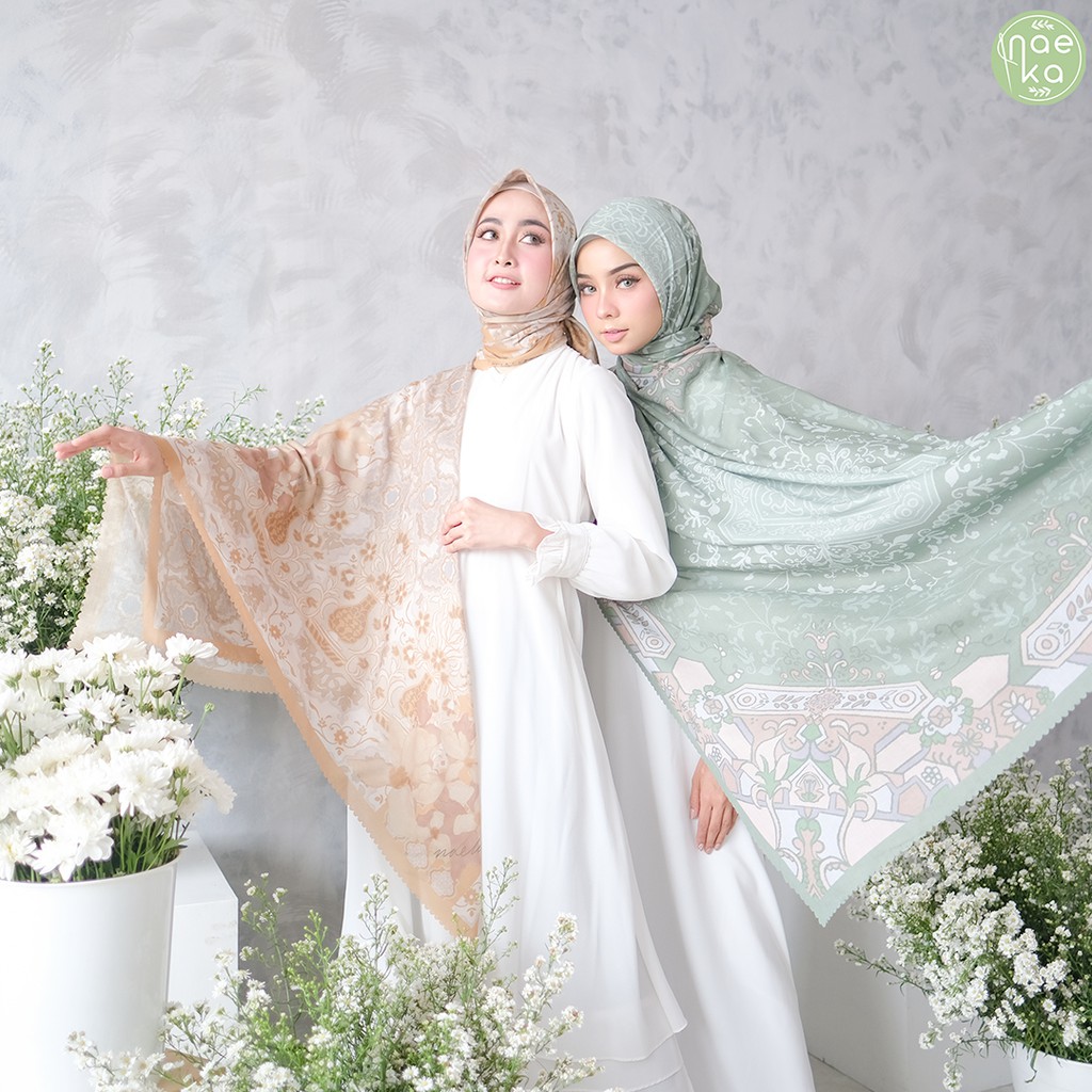 Naeka Kalamandala Scarf / Voal Printing / Voal premium/jilbab printing