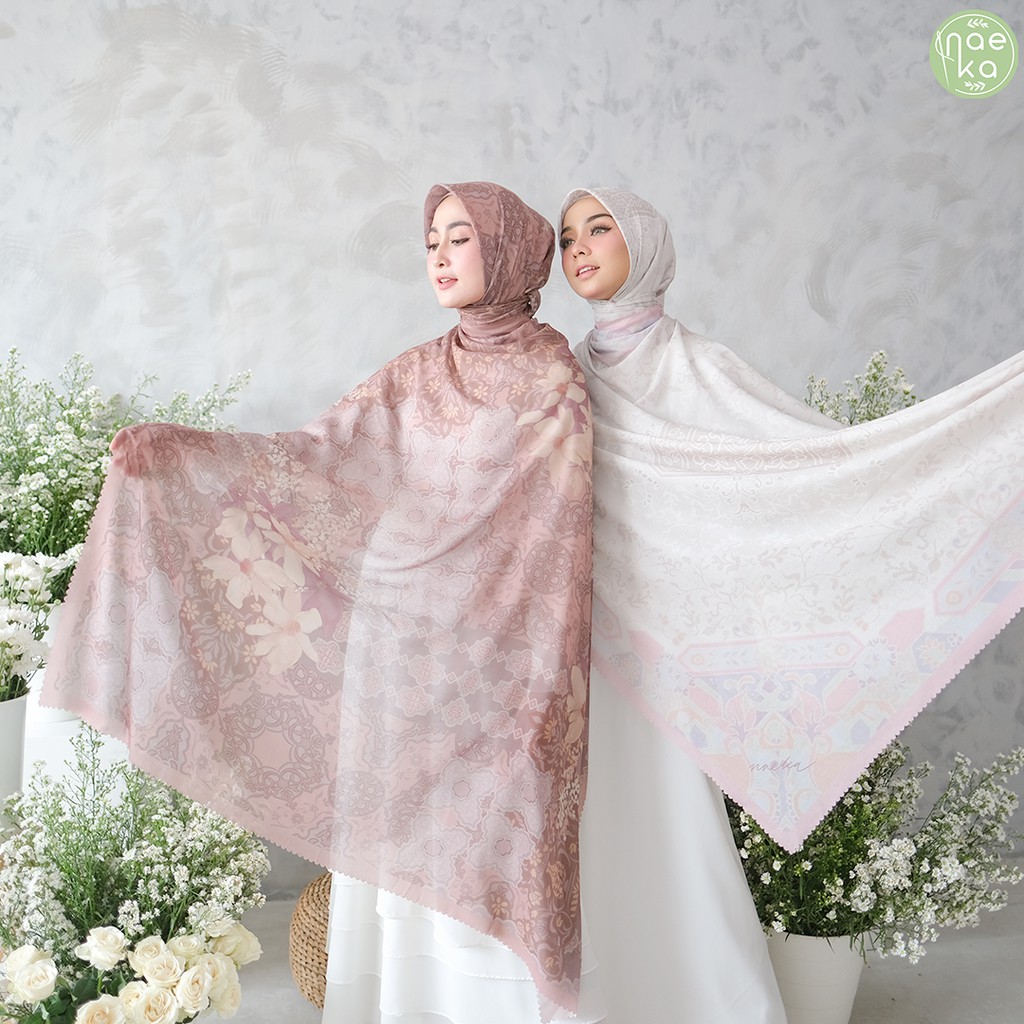Naeka Kalamandala Scarf / Voal Printing / Voal premium/jilbab printing