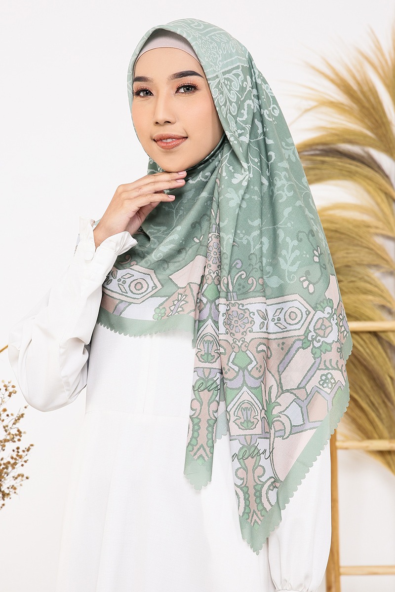 Naeka Kalamandala Scarf / Voal Printing / Voal premium/jilbab printing