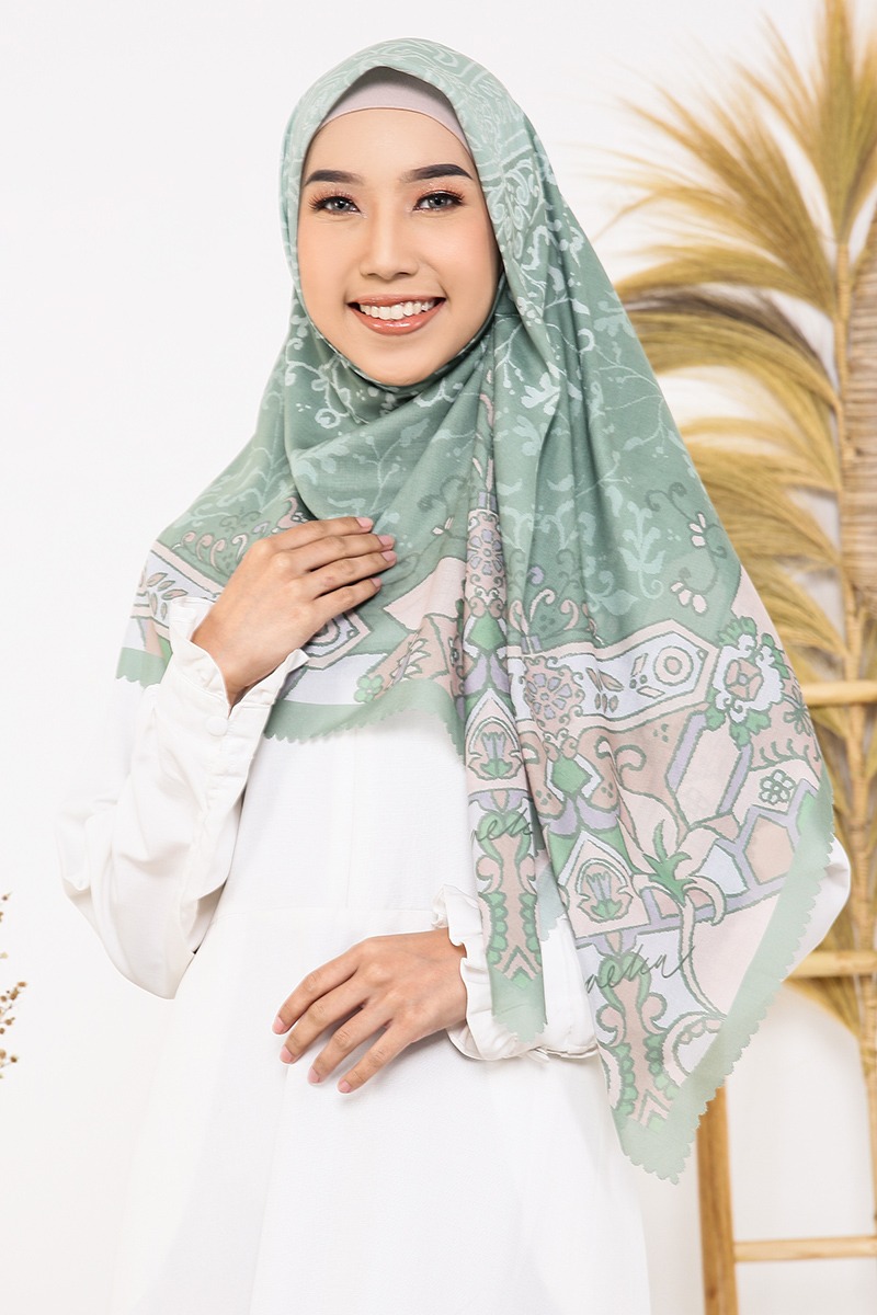 Naeka Alascatur Scarf/ Printing Scarf / Hijab
