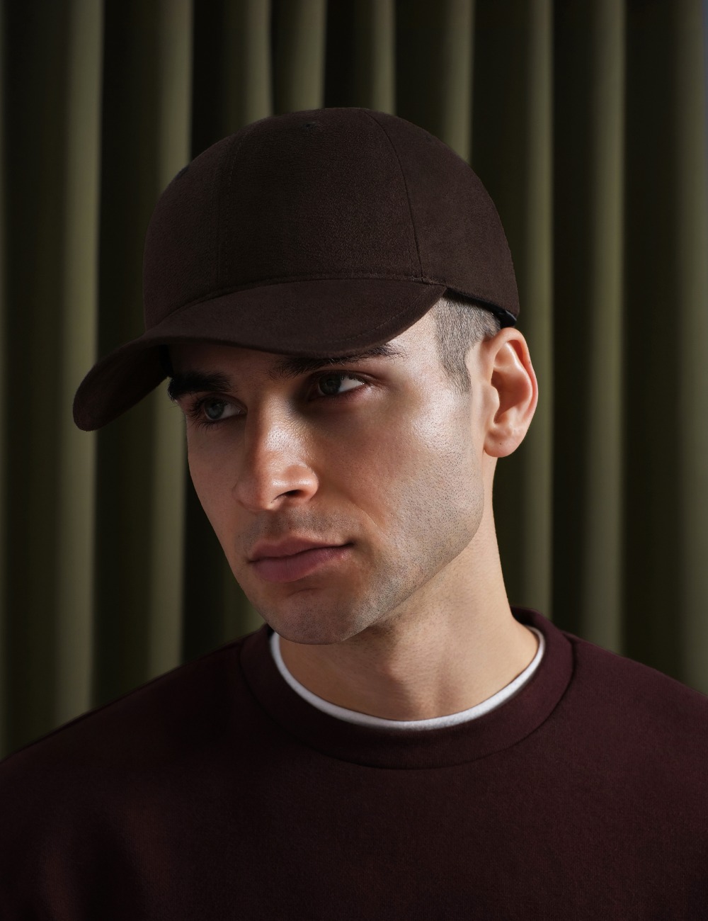 Arkline Shades Cap Classic Suede Dark Brown