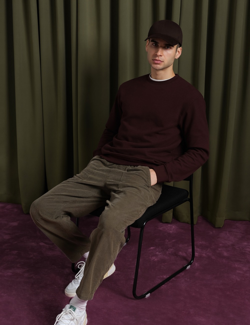 Arkline Shades Cap Classic Suede Dark Brown